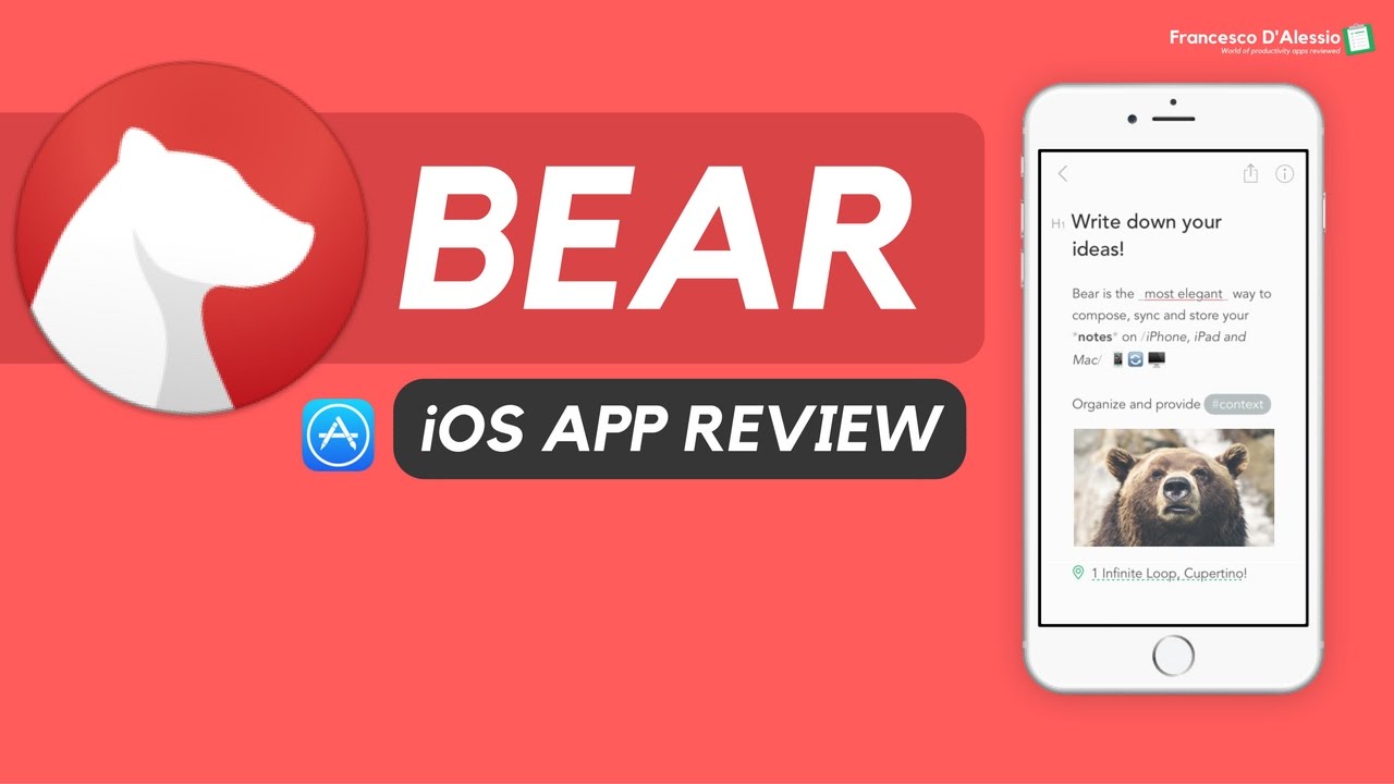 best note taking app for mac bear